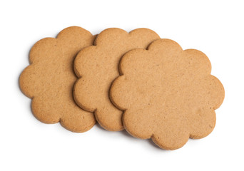 Gingerbread cookies isolated