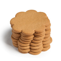 Gingerbread cookies isolated