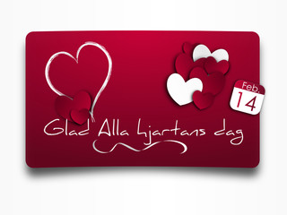 Glad Alla hjartans dag 14 februari