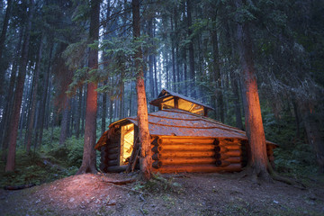 Fire house in the mountains