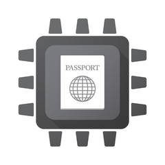 Isolated chip with  a passport
