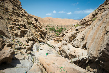 Barranco de las Penitas auf Fuerteventura, Kanarische Inseln