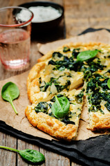 Spinach Ricotta Galette