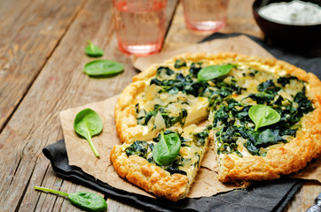 Spinach Ricotta Galette