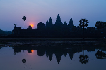 Sonnenaufgang in Angkor Wat, Kambodscha