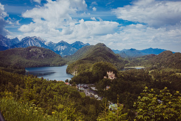 castle germany bavaria alps travel