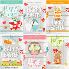 Easter Cards Set