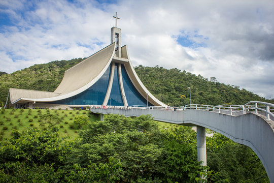 NOVA TRENTO, SANTA CATARINA, BRASIL -  Sanctuary of St. Paulina in Vigolo
