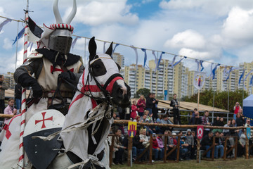 Festival of historical reconstruction clubs, Celebration Day in Minsk 12 September 2015, the...