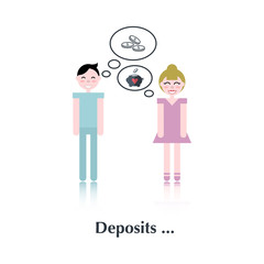 Family icon isolated