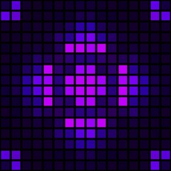 Dark violet or pink cubes square tile design