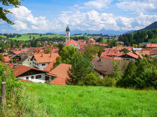 traditional bavarian village, germany