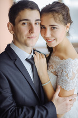Bride and groom at wedding Day