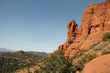 Arizona mountain and desert skyline