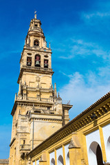 Fototapeta na wymiar Torre del Alminar Bell Tower in Cordoba