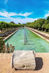 Fountains and Gardens at the Alcazar in Cordoba