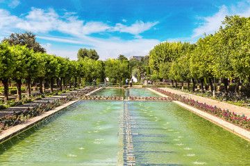 Fountains and Gardens at the Alcazar in Cordoba
