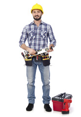 Handyman with tools