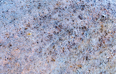 Frozen abstract ice pattern.  Graphic resource using natures beauty.  Icy crystals well defined, perfect for background or backdrop.