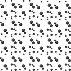 The abstract pattern of gray colorful watercolor circles different sizes. Simple round geometric shapes randomly scattered