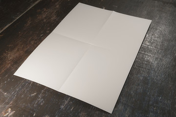 white paper on wooden surface