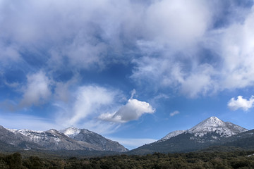 Hermoso parque natural de la sierra de las Nieves en la provincia de M&aacute;laga, Andaluc&iacute;a