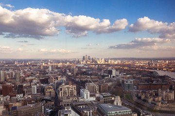 Fototapeta na wymiar Aerial view London