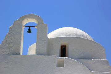 Panagia Paraportiani church in Mykonos island, Greece