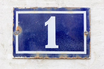 Number 1 (one)