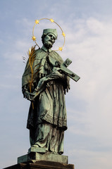 Fototapeta na wymiar holy statue of