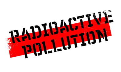 Radioactive Pollution rubber stamp. Grunge design with dust scratches. Effects can be easily removed for a clean, crisp look. Color is easily changed.