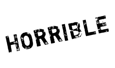 Horrible rubber stamp