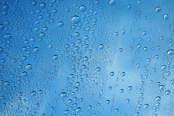 rain drop on glass background, pattern for design