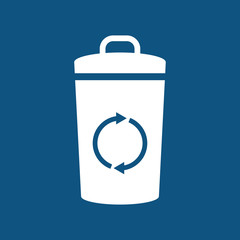 recycle bin icon, clean icon to use in web and mobile UI