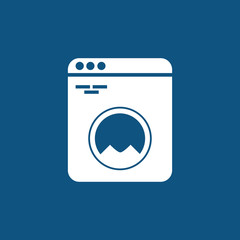 washing machine icon, clean icon to use in web and mobile UI