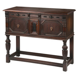 Side board buffet isolated on white