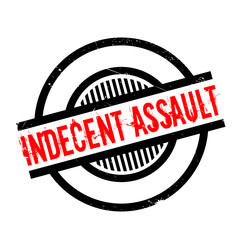 Indecent Assault rubber stamp