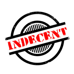 Indecent rubber stamp