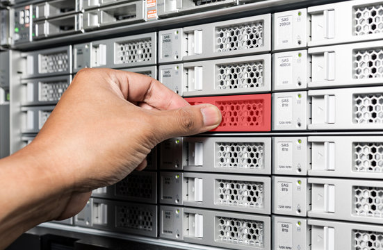 network attached storage (NAS) in rack server