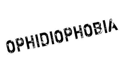 Ophidiophobia rubber stamp. Grunge design with dust scratches. Effects can be easily removed for a clean, crisp look. Color is easily changed.