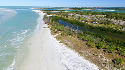 Coastal line in Naples, Florida