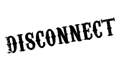 Disconnect rubber stamp