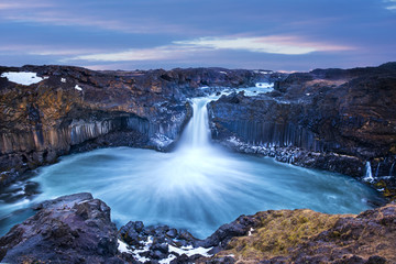 Fototapeta na wymiar Waterfall in Iceland.