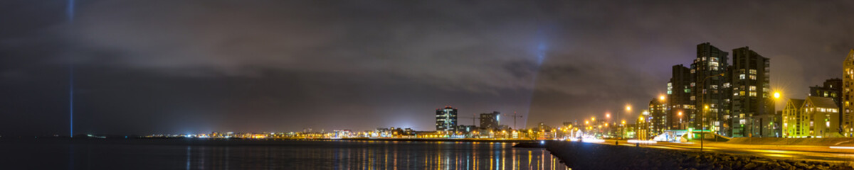 Panorama of Reykjavik Iceland
