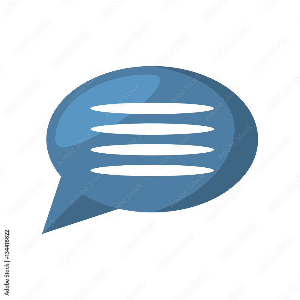 Poster bubble speech talk message communication vector illustration eps 10
