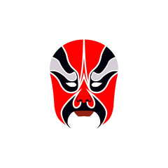 Beijing opera mask of ancient people