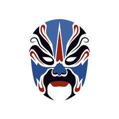 Beijing opera mask of ancient people