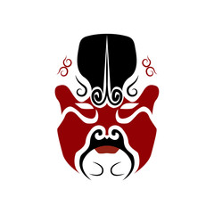 Beijing opera mask of ancient people
