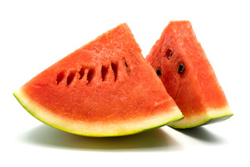 Sliced of fresh watermelon