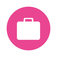briefcases business button image vector illustration design 